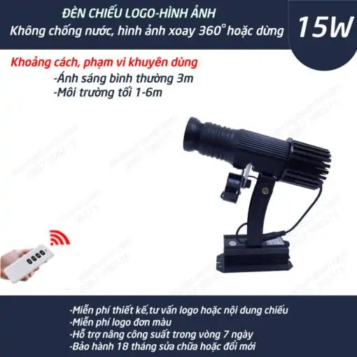 Đèn chiếu logo 15w