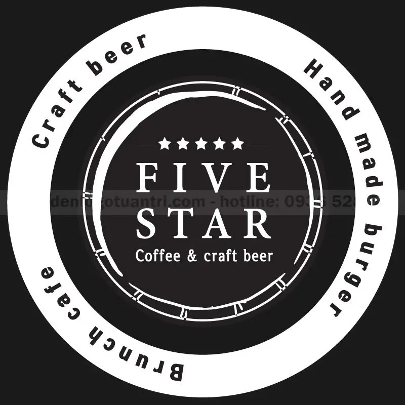 Thiết kế file logo five star