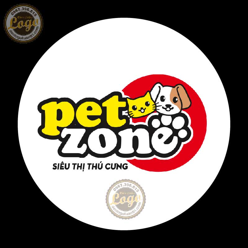 Hình ảnh trên file thiết kế logo PetZon