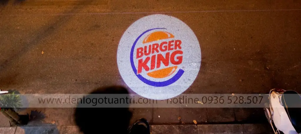 Đèn chiếu logo thương hiệu Burger King