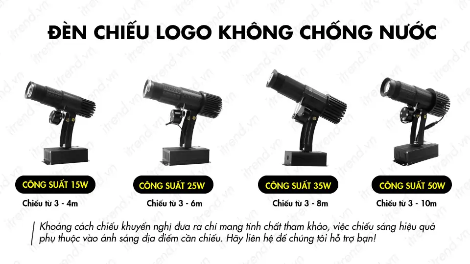 Đèn chiếu logo không chống nước