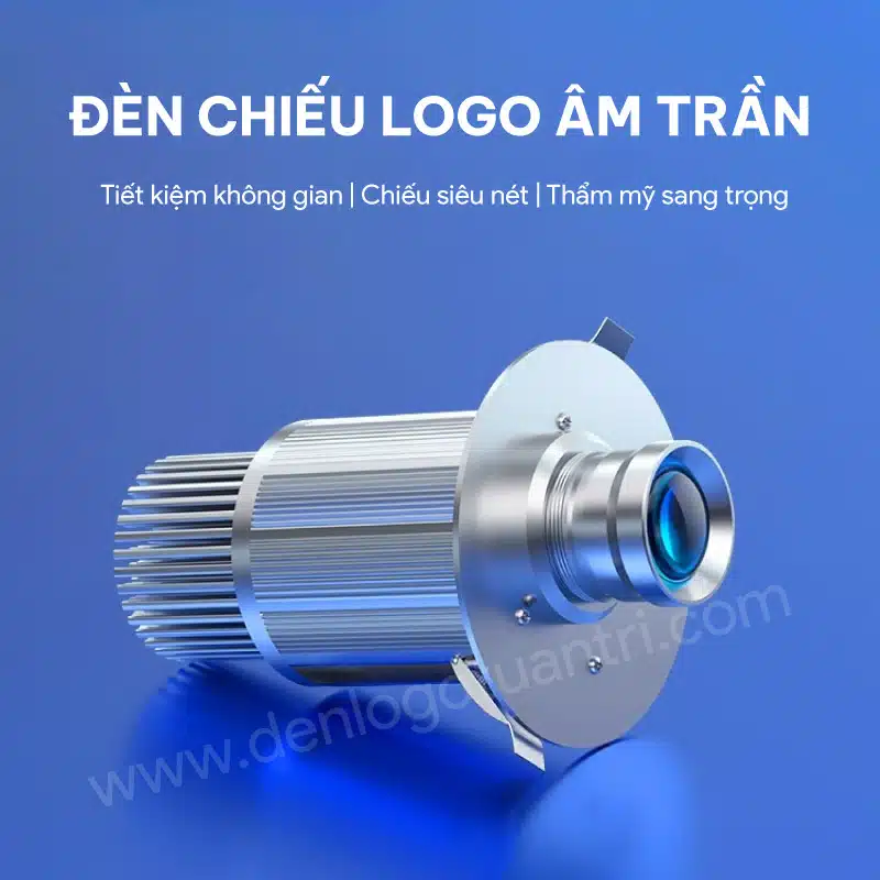Đèn chiếu logo âm trần 80w 1 Den Chieu Logo Am Tran 80w