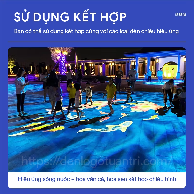 Den Chieu Hieu Ung Nuoc Trang Tri San